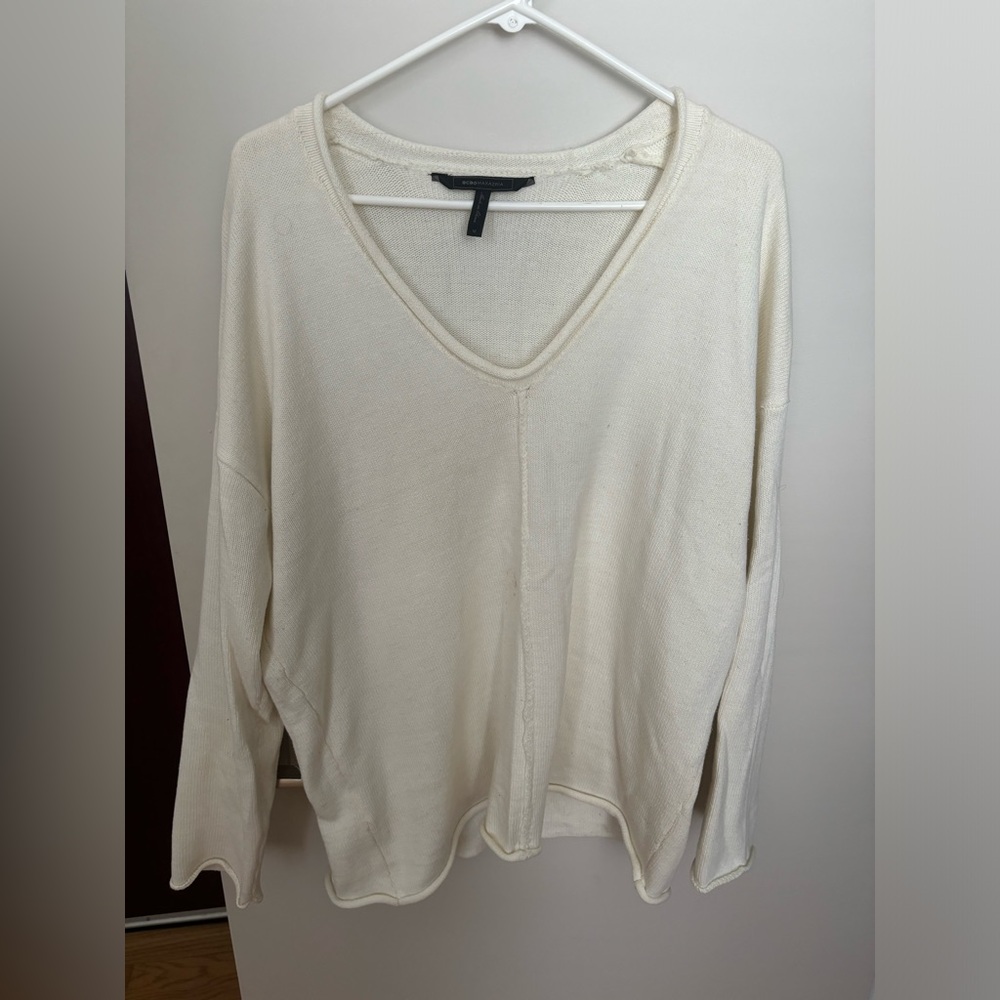BCBG Max Azaria Cream sweater